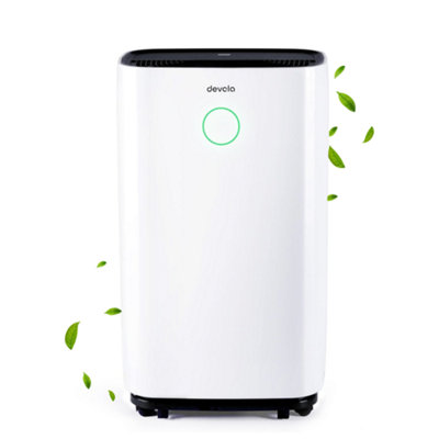 Devola 25L/day Low Energy Dehumidifier Air purifier Laundry Drying Dehumidifier