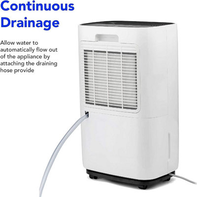Devola 25L/day Low Energy Dehumidifier for Home Air purifier With HEPA filter Laundry Drying Dehumidifier - 7