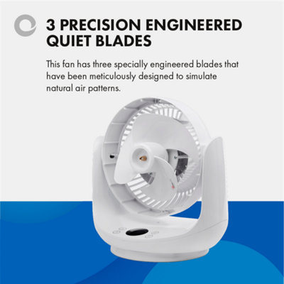 Devola 9 Inch Desk Fan Table Fan with Sleep Mode Timer and a Remote ...