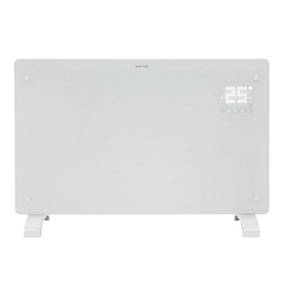 Devola Designer 2kW Smart Glass Panel Heater with Timer White -  DVPW2000WH Price Comparisons | Compare The Build
