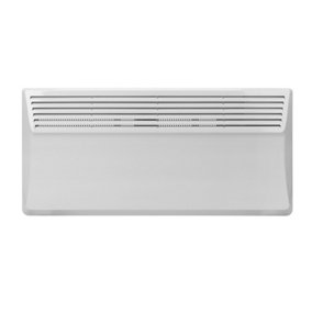 Devola Electric Panel Heater 2000W Eco Low Energy Floor or Wall Mounted Radiator, Adjustable Thermostat with Programmable Timer