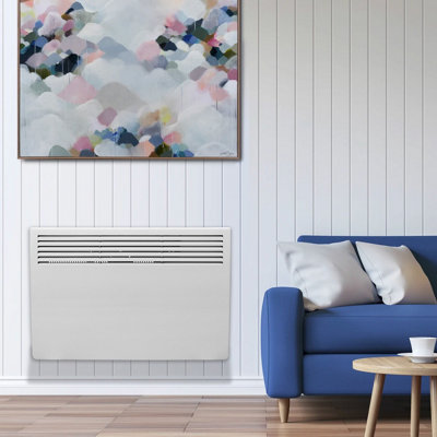 Devola Electric Panel Heater Low Energy Eco Floor / Wall Radiator 1500W White - 6