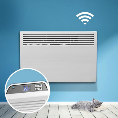 Devola Electric Panel Heater Low Energy Eco Floor / Wall Radiator 1500W White - 7