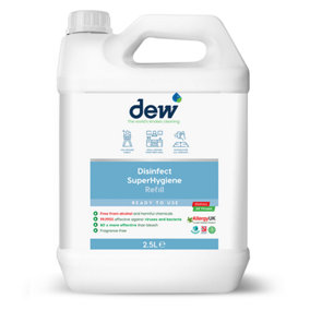 Dew Products Disinfect SuperHygine Refill 2.5L x 2 Pack