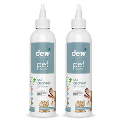 Dew Products Pet Ear Cleanser 250ml x 2