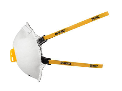 Dewalt 10 Pack FFP2 Face Masks Disposable Particulate Respirator Dust Mask - 3