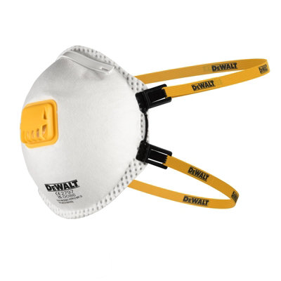 Dewalt 10 Pack FFP2 Face Masks Disposable Particulate Respirator Dust Mask - 7