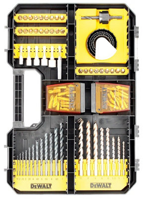 Set of 100 pieces TSTAK for drilling and screwdriving DeWALT