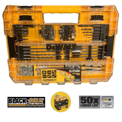 Dewalt drill store bit set tstak