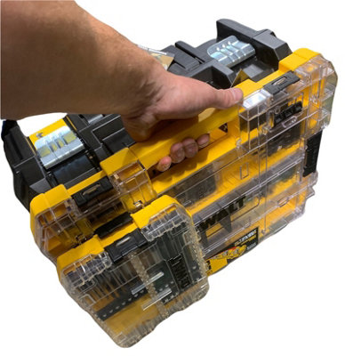 Dewalt 142 PC Drill Bit Set Flat Spade Brad Point HSS G Large Tough Case Tstak