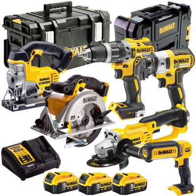 Dewalt 5 piece online power tool kit