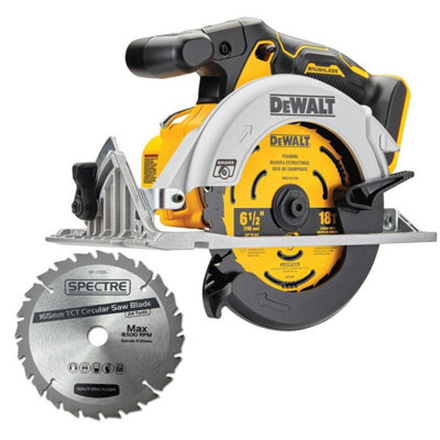 DeWalt 18v DCS565N XR Brushless Compact 165mm Circular Saw Bare Tool + Blade