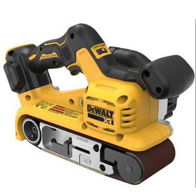 Dewalt 18v DCW220NT Cordless Brushless XR Belt Sander 75mm  + Tstak + 3 Sheets - 4