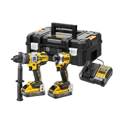 DeWalt 18v XR Premium Brushless Twin Kit DCD999/DCF850 - 2 x 5Ah Powerstack