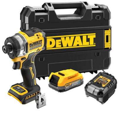 Dewalt 18v XR Premium DCF860E1T Impact Driver 282Nm 1 x Compact Powerstack