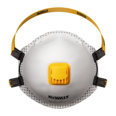 Dewalt 2 Pack FFP2 Face Masks Disposable Particulate Respirator Dust Mask