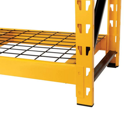Dewalt 2-Shelf Industrial Storage Rack Workstation, 1250lb Per Shelf ...