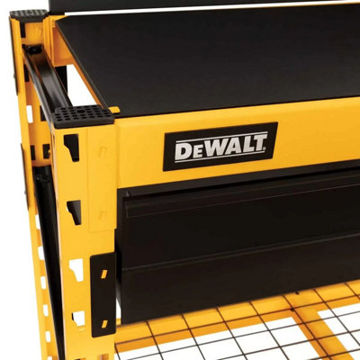 Dewalt 2-Shelf Industrial Storage Rack Workstation, 1250lb Per Shelf ...