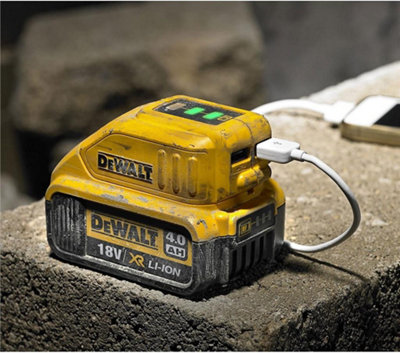 Dewalt 3 in 1 Multi Head USB Charger Charging Cable iPhone Android