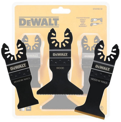 AIKENSAI 3-Pack Titanium Oscillating Saw Blades - Multi-Tool Blades For Wood, Nail, Metal