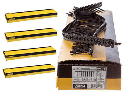 Dewalt 35mm x 3.5mm Coarse Thread Collated Screws X 5000 Fits DCF620 Makita Fein DIY at B&Q