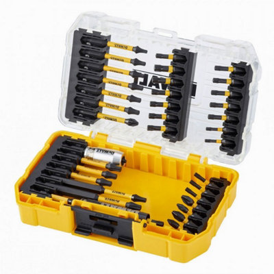 Dewalt 38 PC FLEXTORQ Screwdriver Impact Rated Bit Set Tough Case Safety Glasses - 6