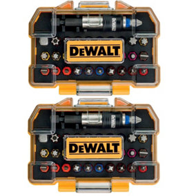 DeWalt 64 Piece Professional Screwdriver Bit Set + Magnetic Holder + Belt Clip