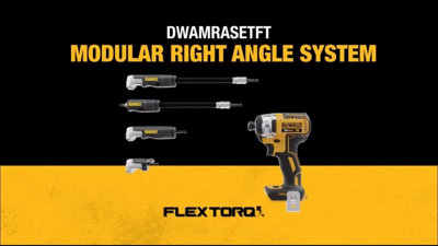 Dewalt 80PC Set - Impact Driver Right Angle Drill Attachment 1/4" Hex Bit Set