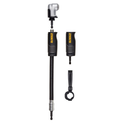 Dewalt 80PC Set - Impact Driver Right Angle Drill Attachment 1/4" Hex Bit Set