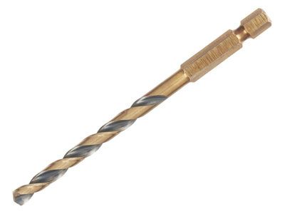 DEWALT Black and Gold Hex HSS G Drill Bit 5.0mm DIY at B Q