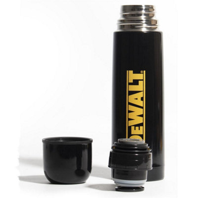 Dewalt Black Thermal Mug Thermos Flask Sipper Travel Mug Stainless