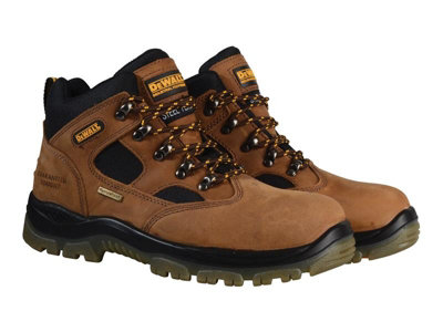 DeWalt Herren Sicherheitsstiefel Mit Sympatex – Wasserdicht, Stahlkappe & Stahlzwischensohle, Schwarz