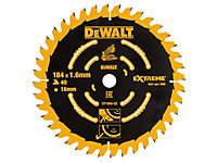 DEWALT - Cordless Mitre Saw Blade For DCS365 184 x 16mm x 40T