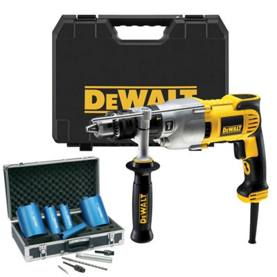 Dewalt D21570K Dry Diamond Core Drill Rotary Percussion 240v 10