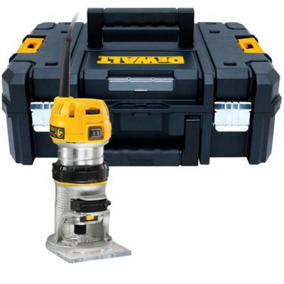 Dewalt D26200 900w Compact Fixed Base Corded Router 240v + Tstak Case