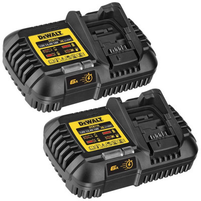 Dewalt DCB116 x 2 18v 54v XR Flexvolt Fast Battery Charger