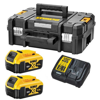 Dewalt 5 amp battery twin online pack