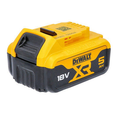 DeWalt DCB184 XR 18V Lithium-Ion 5Ah Battery - Twin Pack