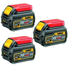 Dewalt DCB546 18v / 54v XR Flexvolt 6.0ah Battery DCB546-XJ - Triple Pack