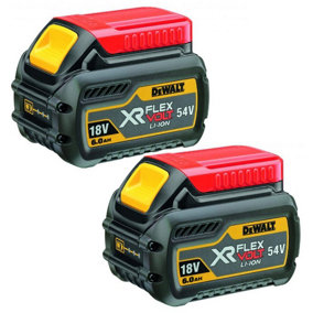 Dewalt DCB546 18v / 54v XR Flexvolt 6.0ah Battery DCB546-XJ - Twin Pack