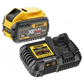 Dewalt DCB547 18v / 54v XR Flexvolt 9.0ah Battery + DCB116 Fast Charger