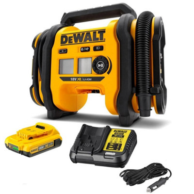 DeWalt DCC018 18V XR Cordless Inflator Triple Source 18v Battery Charger DIY at B Q