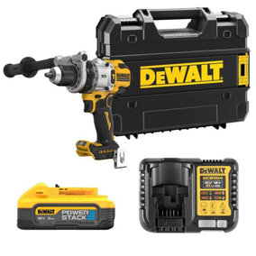 Dewalt DCD1007H2T 18v XR Premium 3SP Brushless Hammer Drill x1 5Ah Powerstack