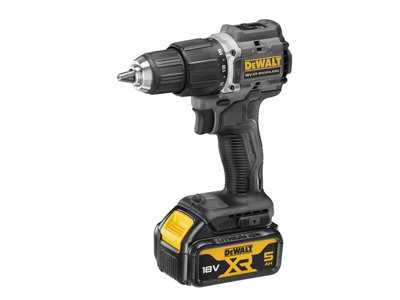 Dewalt DCD100P2T Black 18v XR Brushless Compact Combi Hammer Drill 100 Year