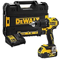 Dewalt DCD709P1T 18v XR Brushless Compact Combi Hammer Drill Tstak - 1 x 5.0ah