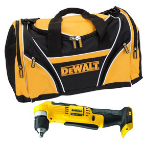 Dewalt DCD740N 18v Right Angle Drill Lithium Ion XR 2 Speed Drill Bare + Bag