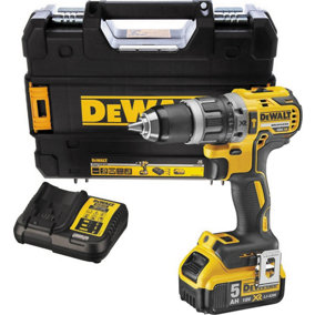 Dewalt DCD796P1 18v XR Brushless Compact Combi Hammer Drill - 1 x 5.0ah Battery