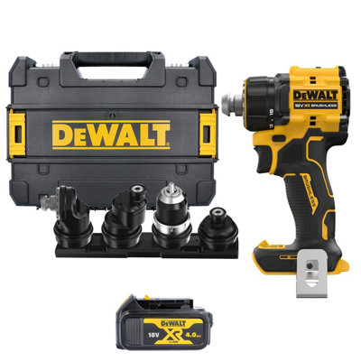 DeWalt DCD803NT 18V XR Cordless Brushless Multi-Head Drill Driver with ...