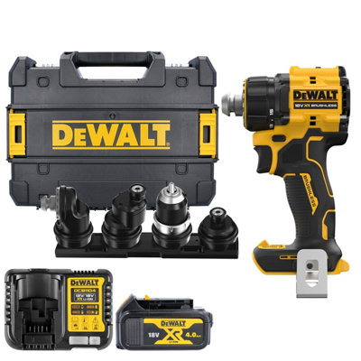 DeWalt DCD803NT 18V XR Cordless Brushless Multi-Head Drill Driver with ...