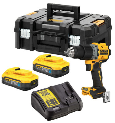 Dewalt DCD805H2T 18v XR Brushless Powerstack Combi Hammer Drill 2 x5AH Batteries